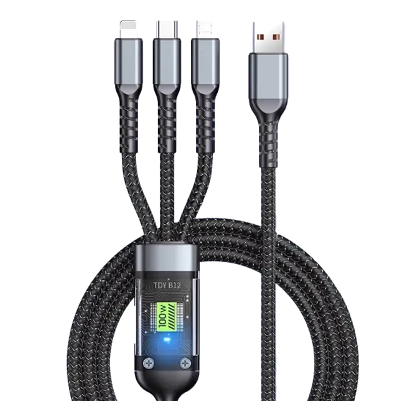 USB-кабель 3 в 1, 100 Вт