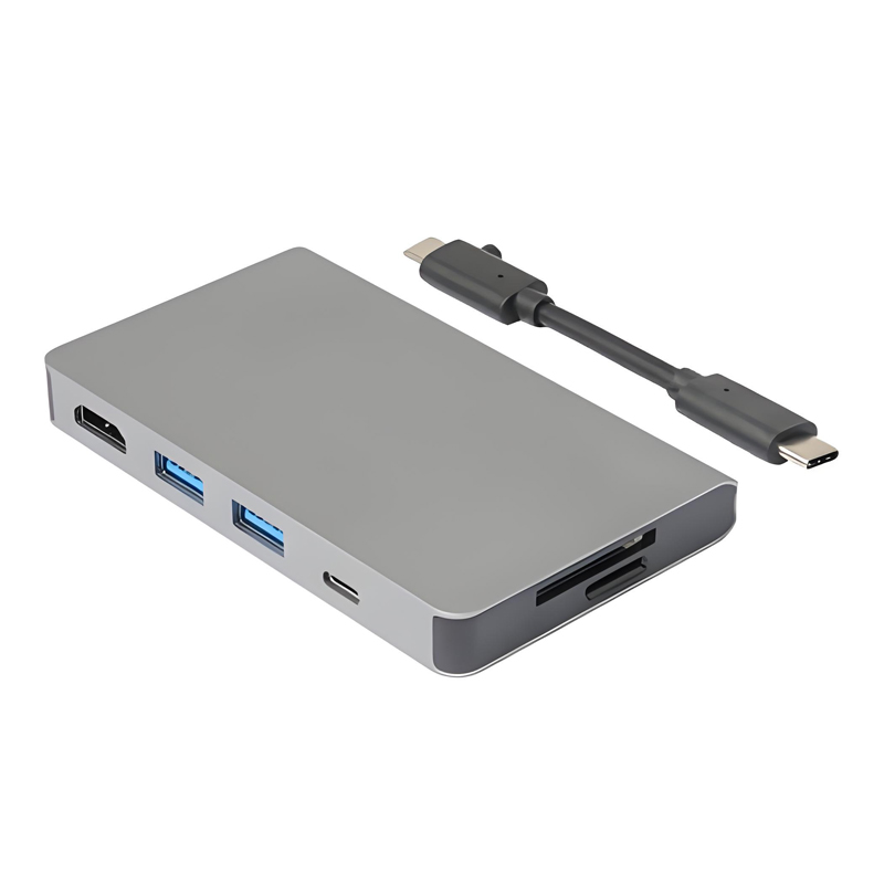 USB 3.1 Type-C на USB 3.0X2+MicroSD+SD/MMC+PD Зарядка A